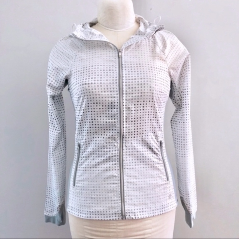 Athleta Gray Accelerate Reflective Jacket - image 2